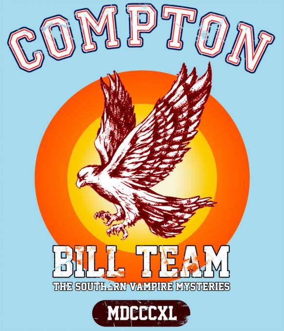 Camiseta chica Bill Compton team. True Blood