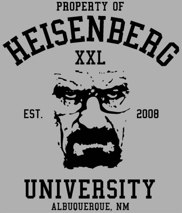 Camiseta chica Breaking Bad. University