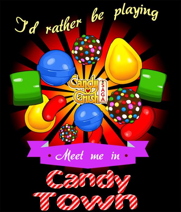 Camiseta chica Candy Crush. Modelo 2