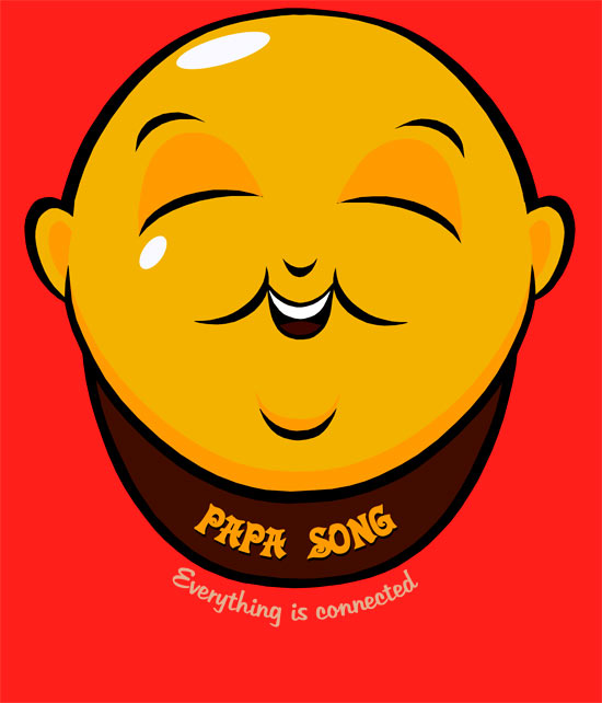 Camiseta chica Cloud Atlas. Papa Song