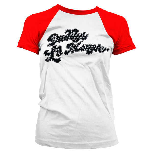 Camiseta chica Daddy's Lil Monster. Escuadrón Suicida