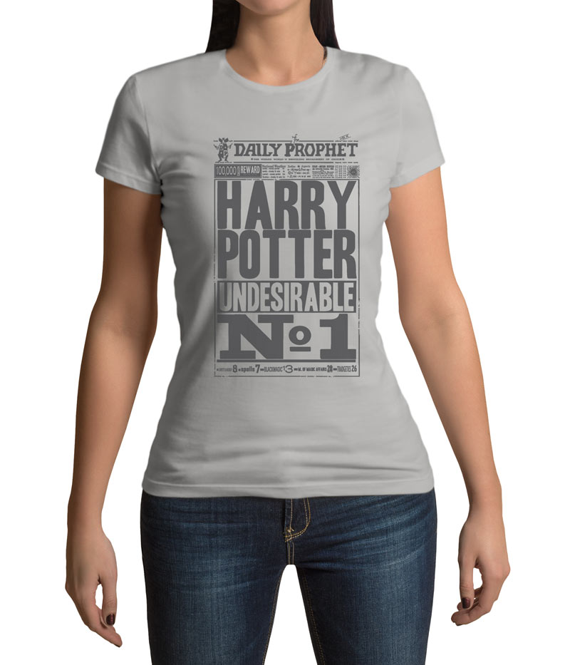 Camiseta chica Daily Prophet. Portada nº2. Harry Potter