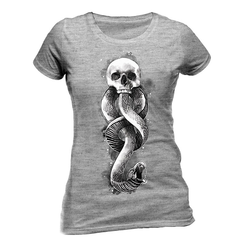 Camiseta chica Dark Art Snake Harry Potter
