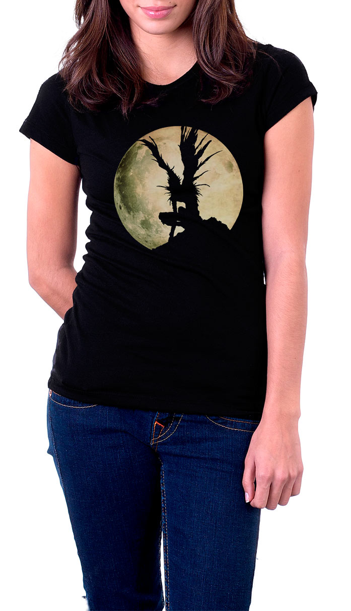 Camiseta chica Death Note Ryuk luna