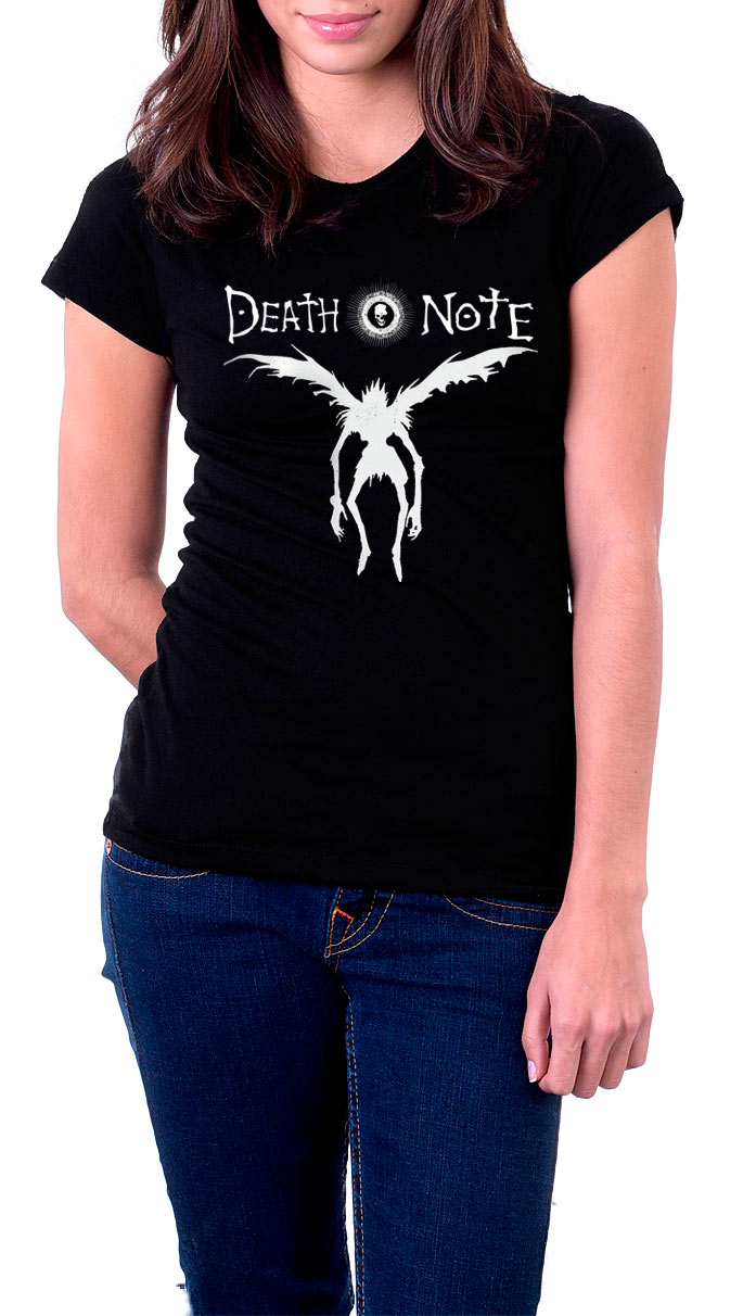 Camiseta chica Death Note Ryuk vuelo
