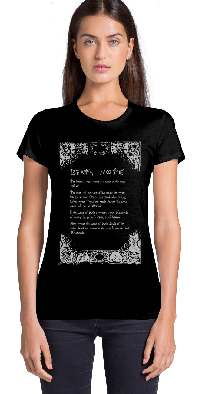 Camiseta chica Death Note