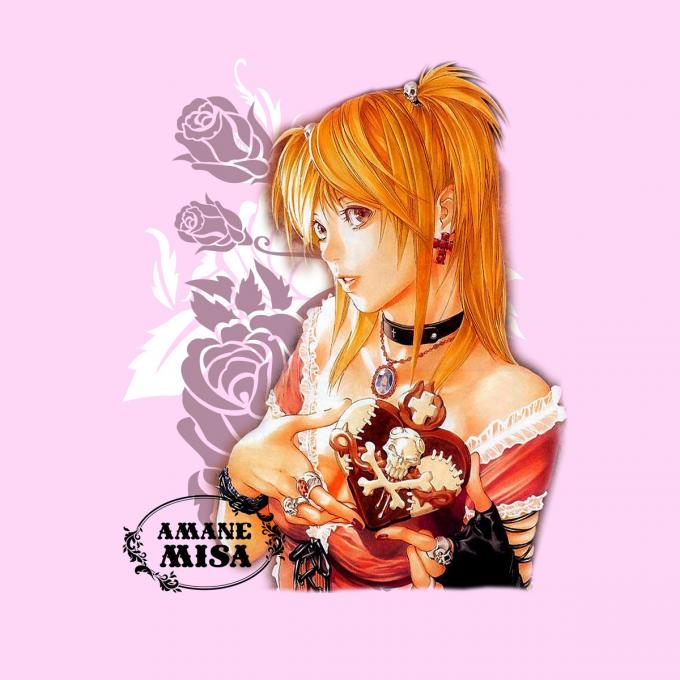 Camiseta chica Death Note. Amane Misa