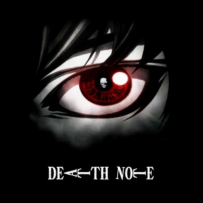 Camiseta chica Death Note. Ojo