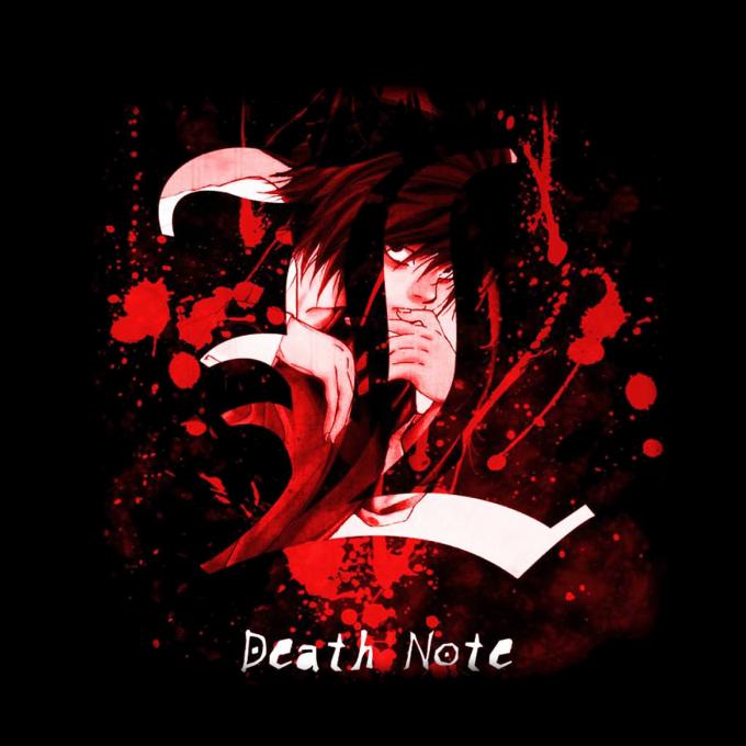 Camiseta chica Death Note. Sangre