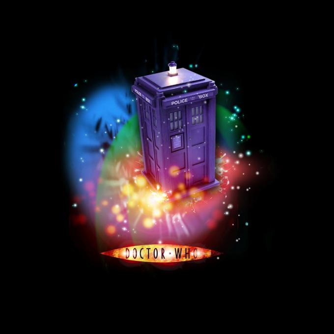 Camiseta chica Doctor Who. Tardis tipo 40