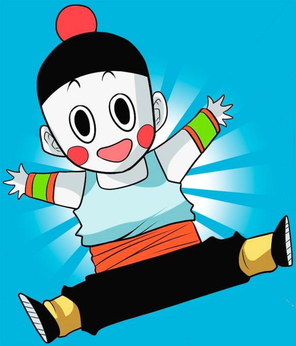 Camiseta chica Dragon Ball. Chiaotzu
