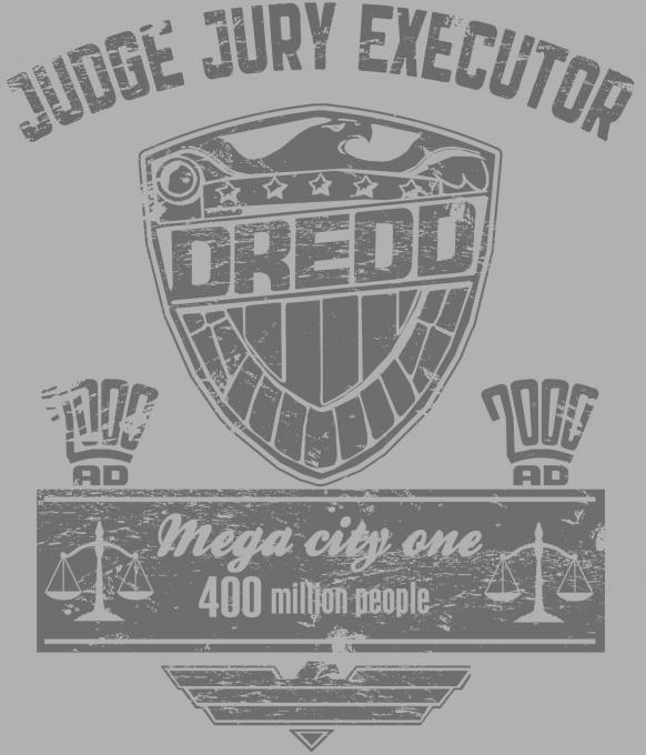 Camiseta chica Dredd. Juez