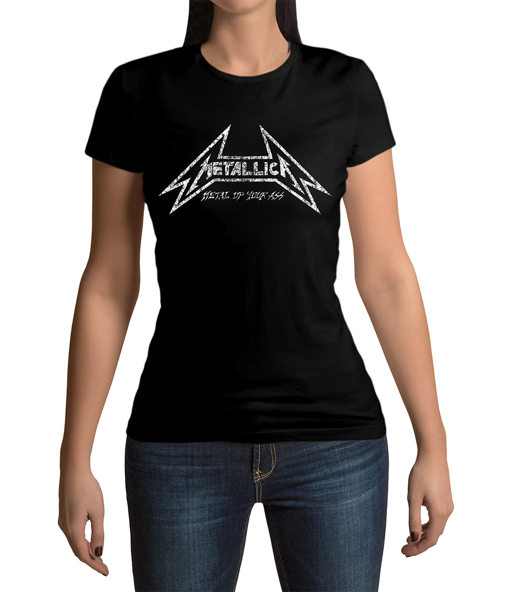 Camiseta chica Fast & Furious 8 logo Metallica Charlize Theron