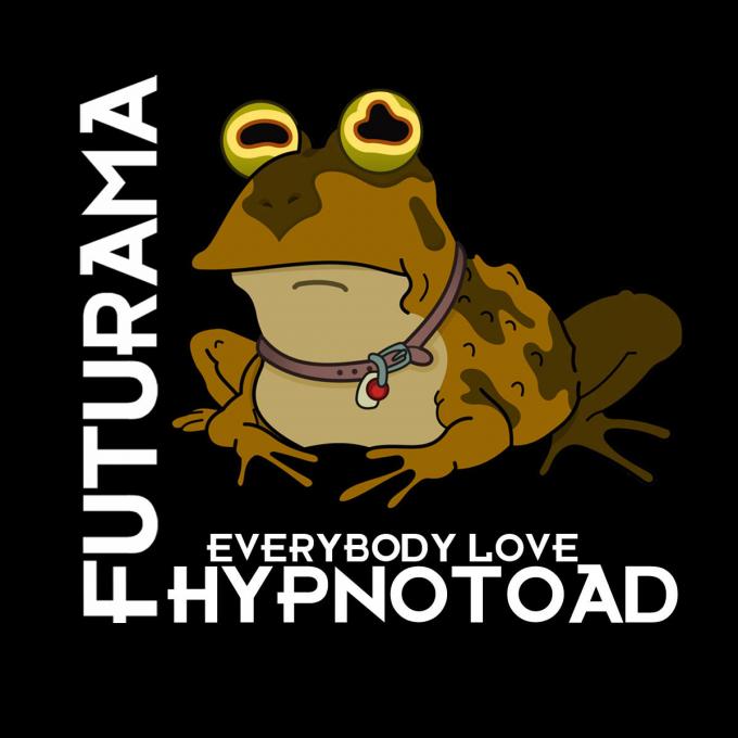 Camiseta chica Futurama. Hypnotoad " Everybody Loves Hypnotoad"