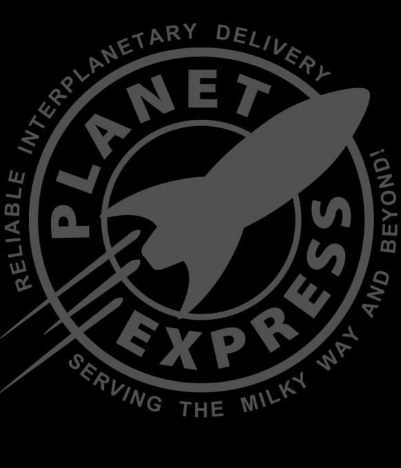 Camiseta chica Futurama. Planet Express