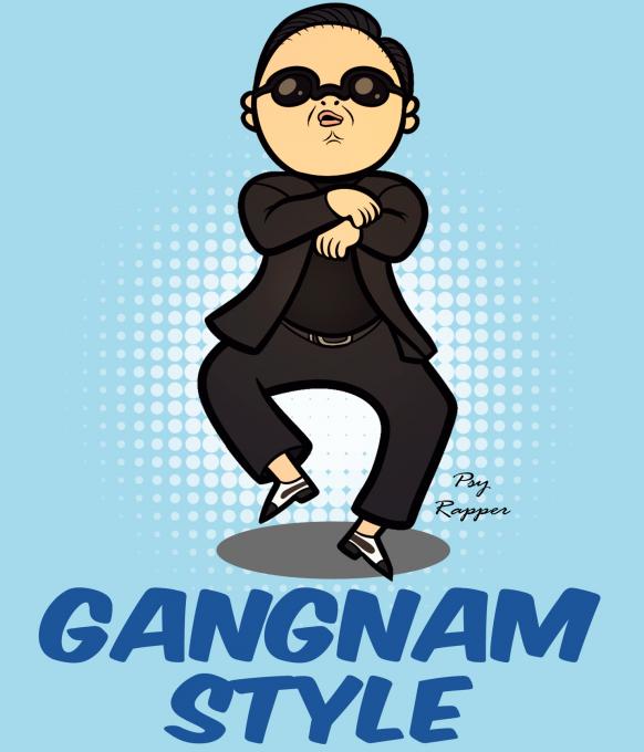 Camiseta chica Gangnam Style