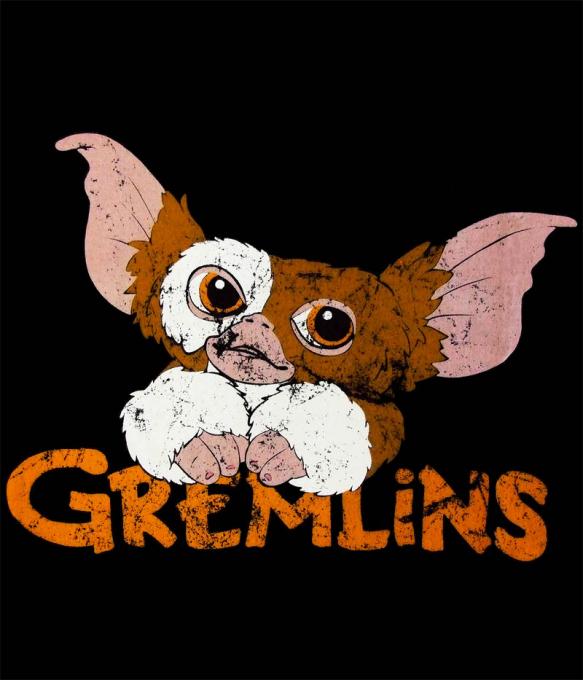Camiseta chica Gremlins. Gizmo. Modelo 2