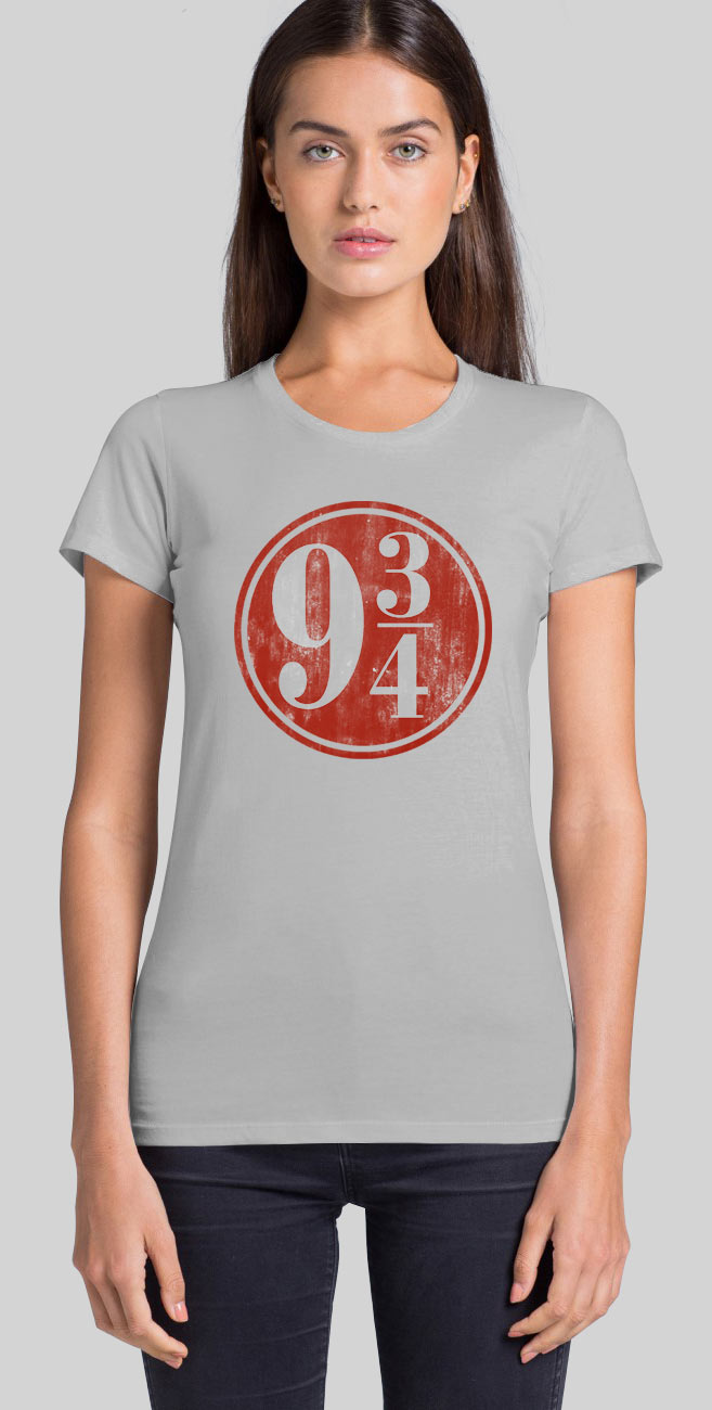 Camiseta chica Harry Potter Hogwarts Express. Modelo 2