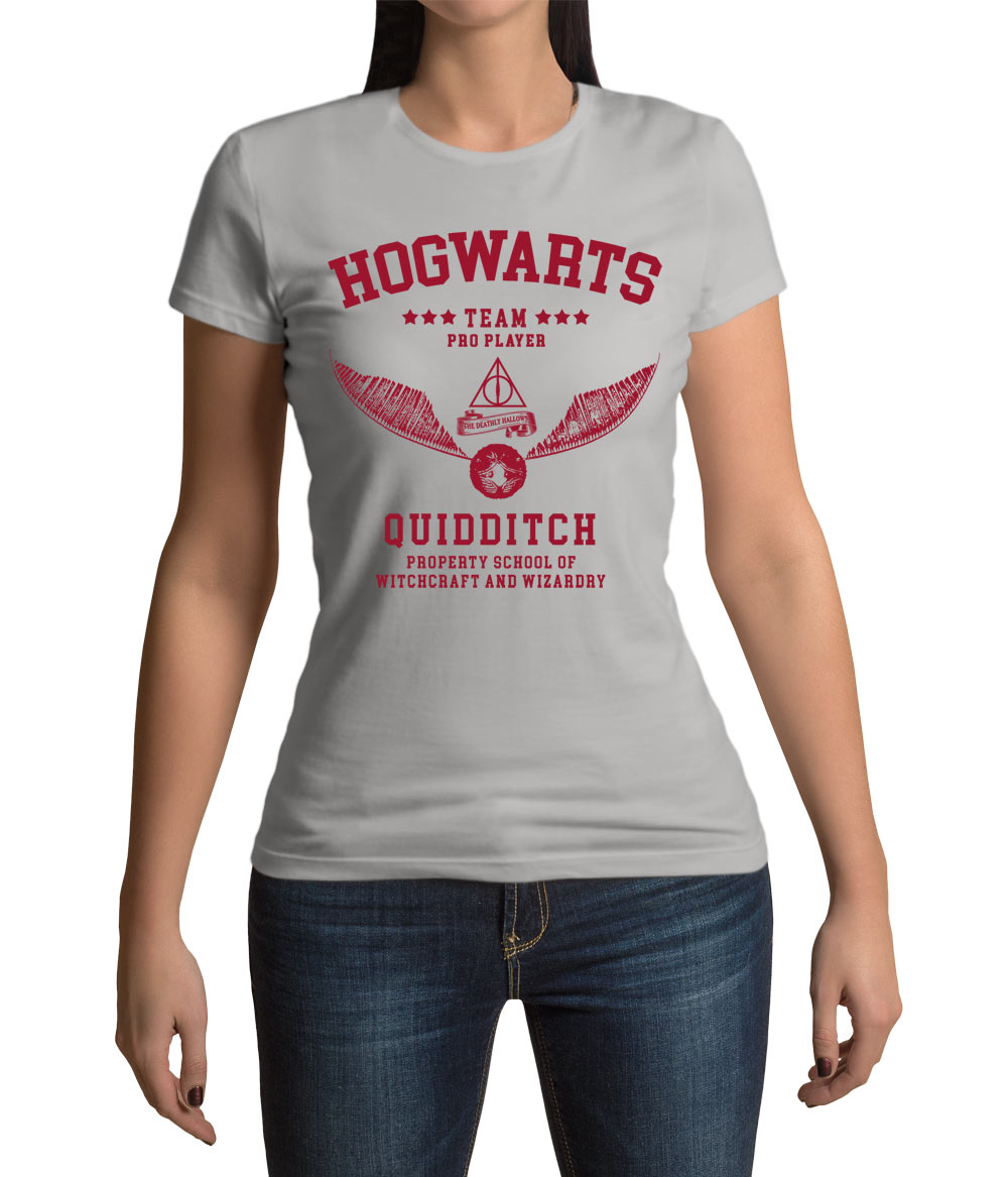 Camiseta chica Harry Potter Team Pro player Quidditch