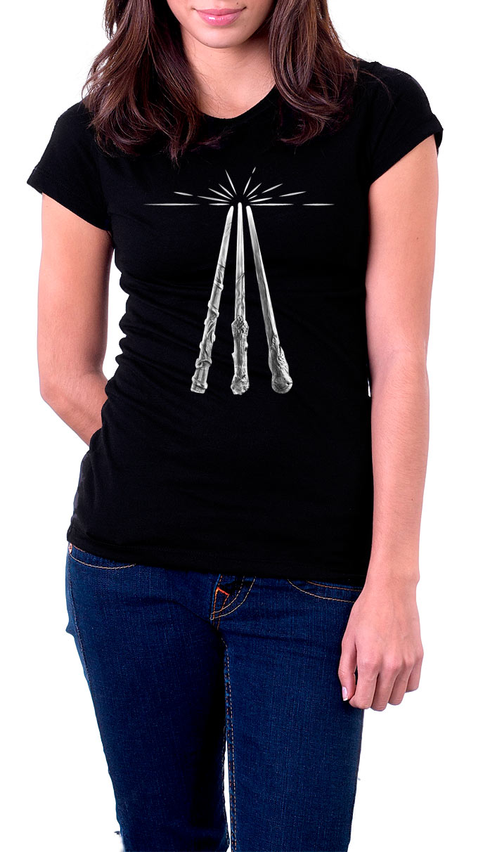 Camiseta chica Harry Potter: Wizards Unite varitas