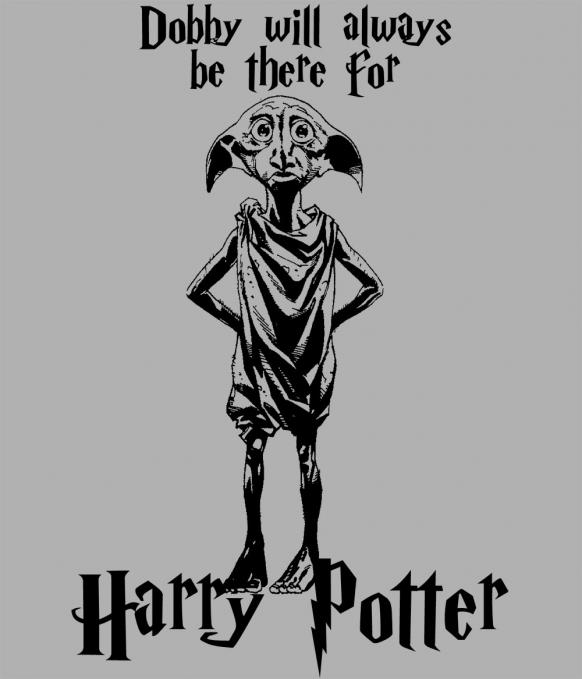 Camiseta chica Harry Potter. Dobby will always