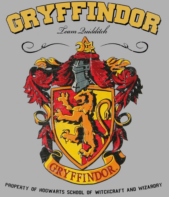 Camiseta chica Harry Potter. Gryffindor logo