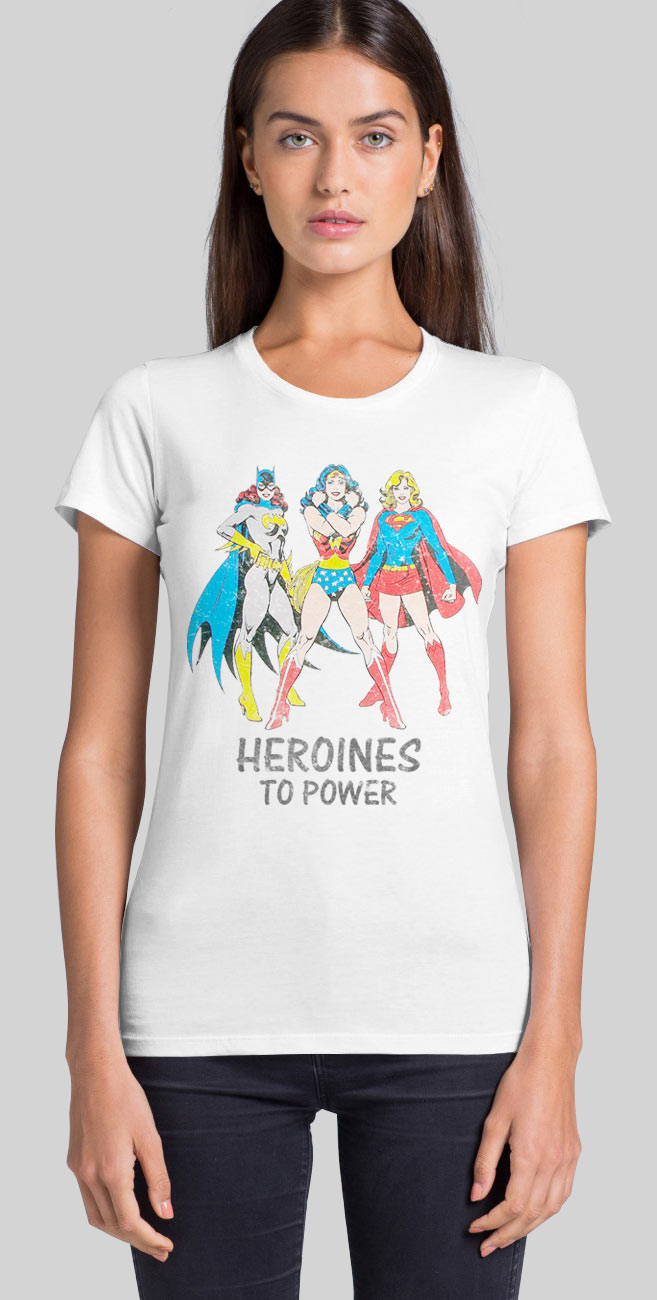 Camiseta chica Heroines to Power