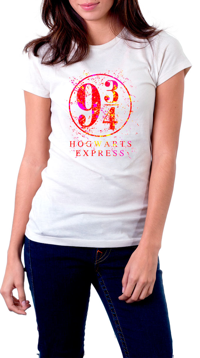 Camiseta chica Hogwarts Express. Harry Potter