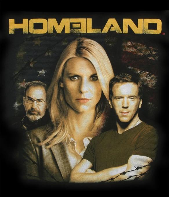 Camiseta chica Homeland. Protagonistas