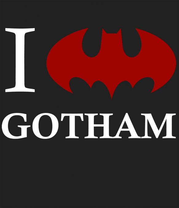 Camiseta chica I love Gotham