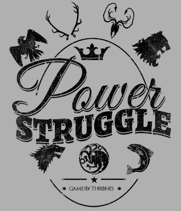Camiseta chica Juego de Tronos. Power Struggle