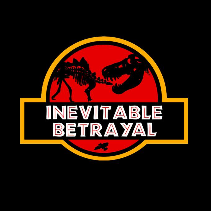 Camiseta chica Jurassic Park. Inevitable Betrayal