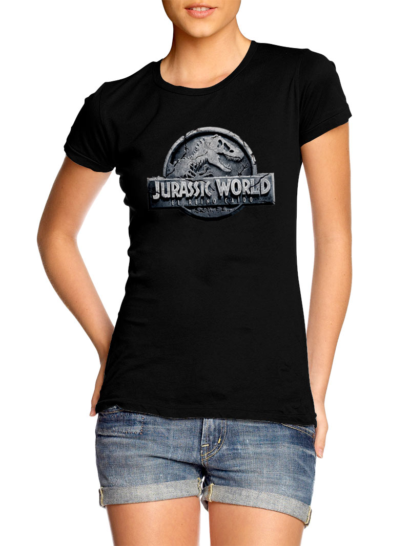 Camiseta chica Jurassic World: El reino caído Logo