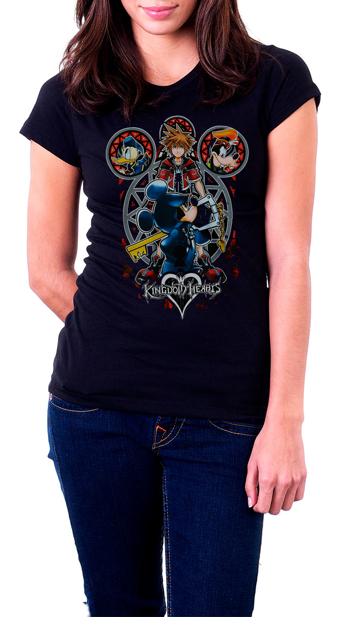 Camiseta chica Kingdom Hearts llave