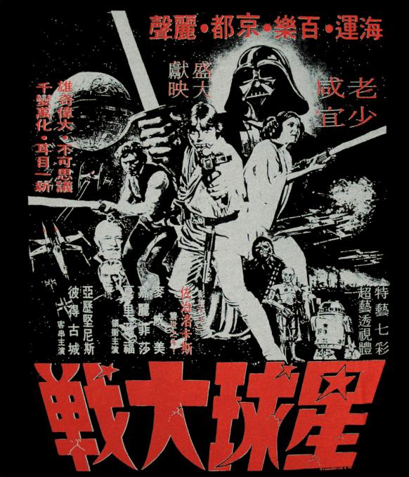 Camiseta chica La Guerra de las Galaxias