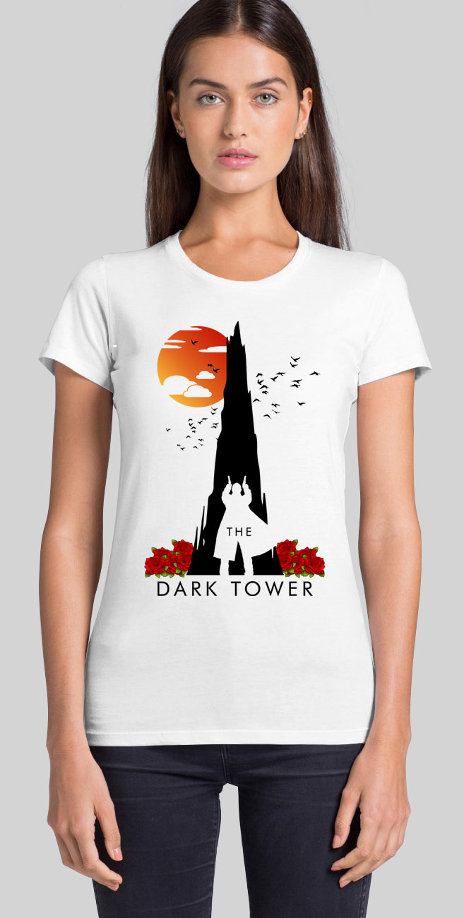 Camiseta chica La Torre Oscura (The Dark Tower). Modelo 2