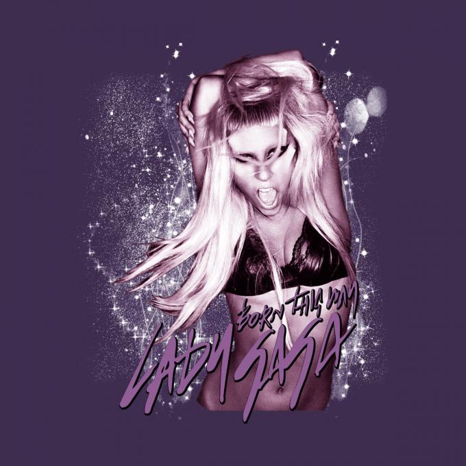 Camiseta chica Lady GaGa. Born this Way