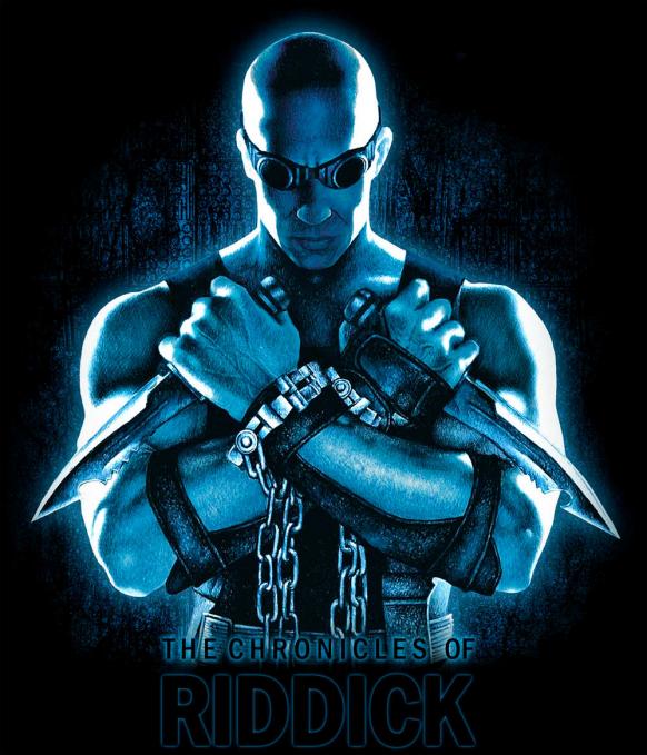 Camiseta chica Las Crónicas de Riddick. Vin Diesel