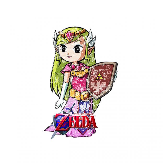 Camiseta chica Legend of Zelda. Princesa Zelda