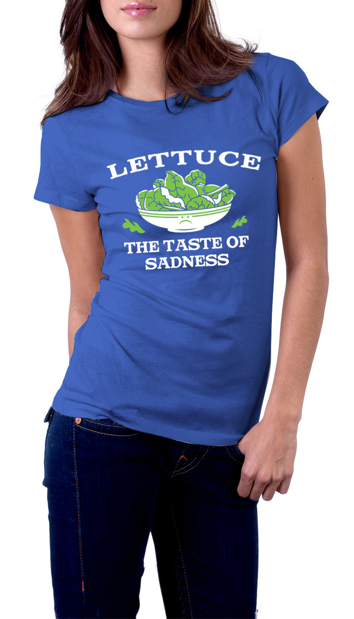 Camiseta chica Lettuce the taste of sadness. SpiderMan: Homecoming