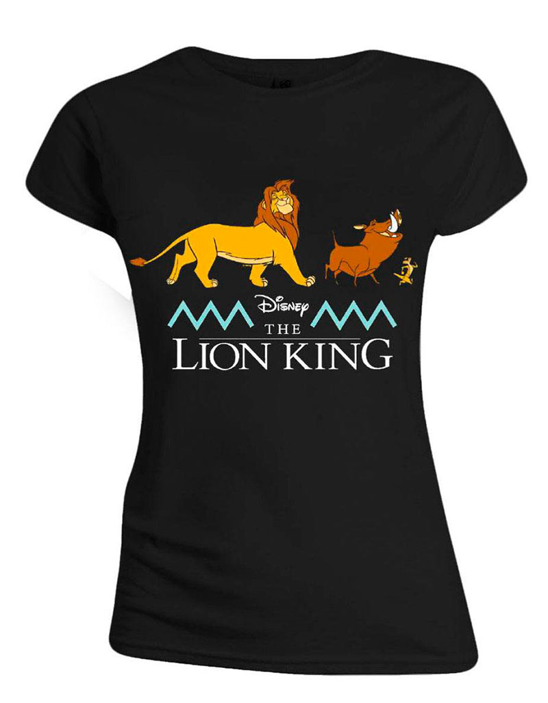 Camiseta chica Logo & Characters. El rey león