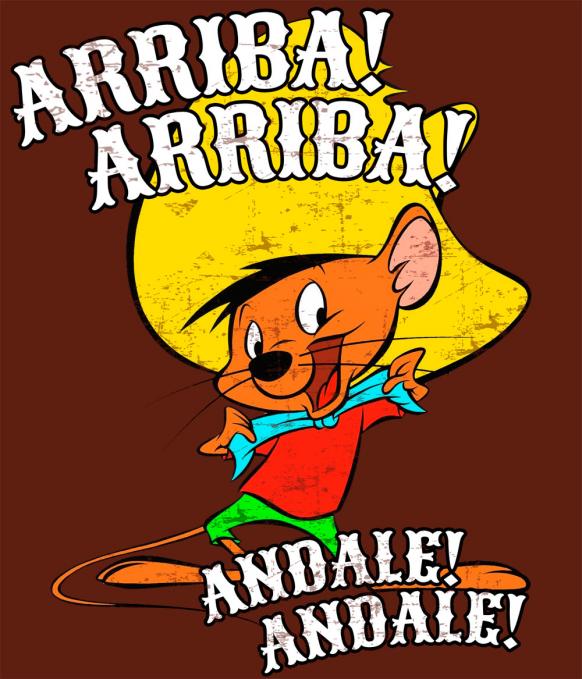 Camiseta chica Looney Tunes. Speedy González arriba arriba