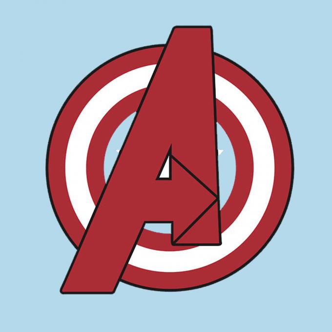 Camiseta chica Los Vengadores (The Avengers). Logo