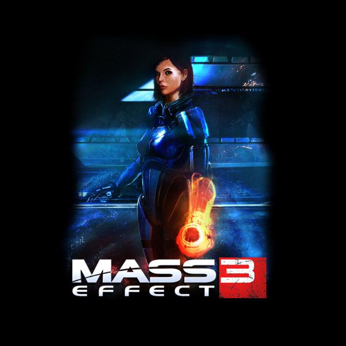Camiseta chica Mass Effect 3. Ashley Williams
