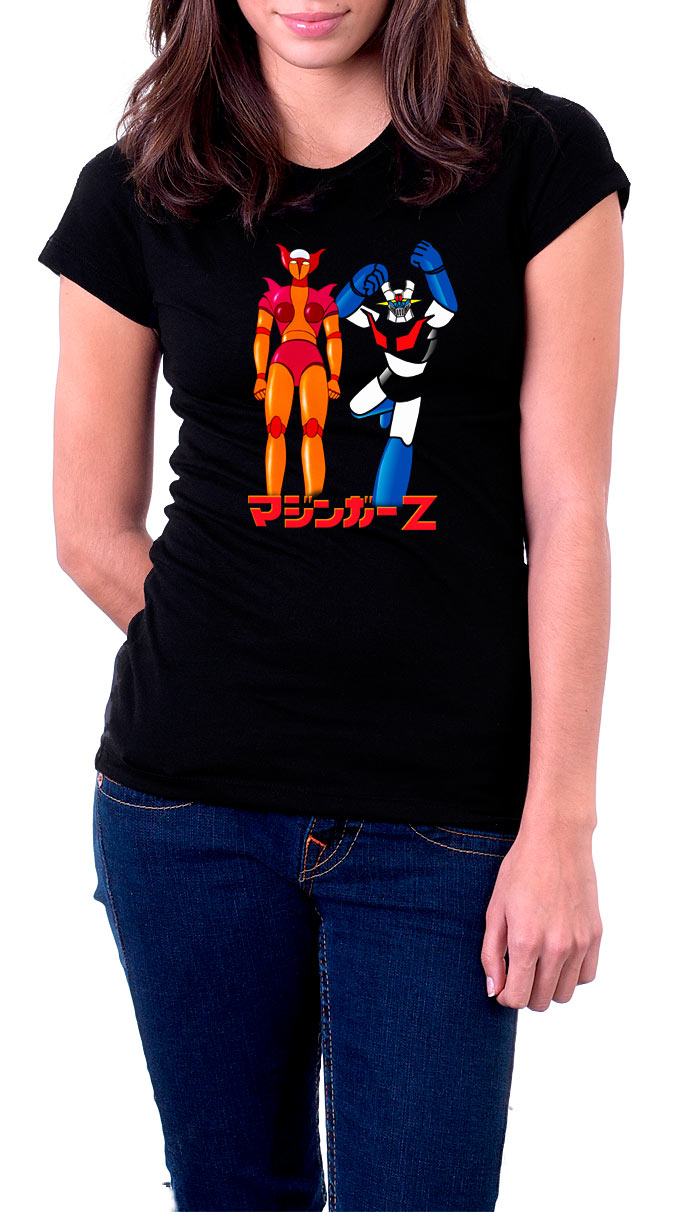 Camiseta chica Mazinger Z pareja
