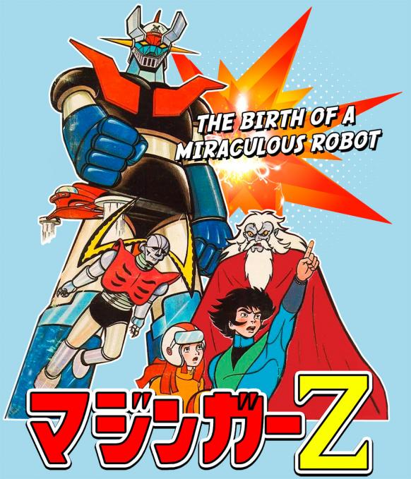 Camiseta chica Mazinger Z. El nacimiento de un robot milagroso