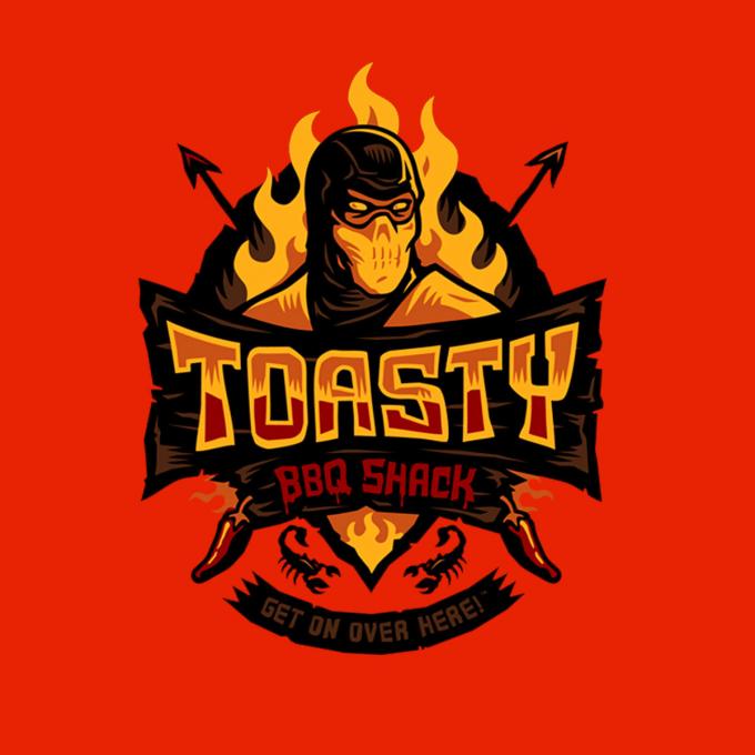 Camiseta chica Mortal Combat. Toasty