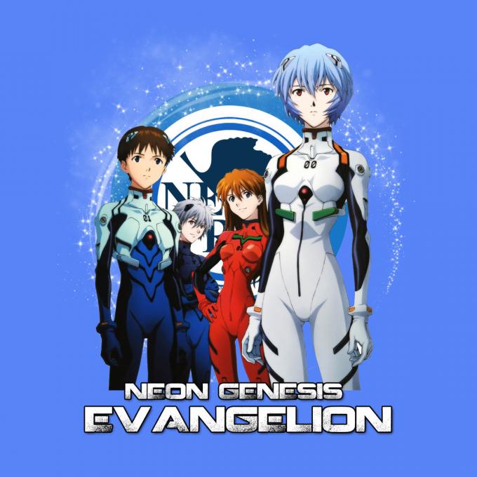 Camiseta chica Neon Genesis Evangelion. Grupo