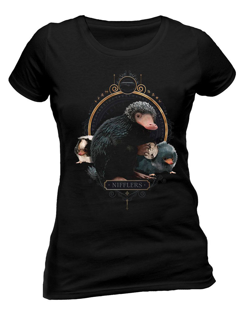 Camiseta chica Nifflers Animales fantásticos y donde encontrarlos 2