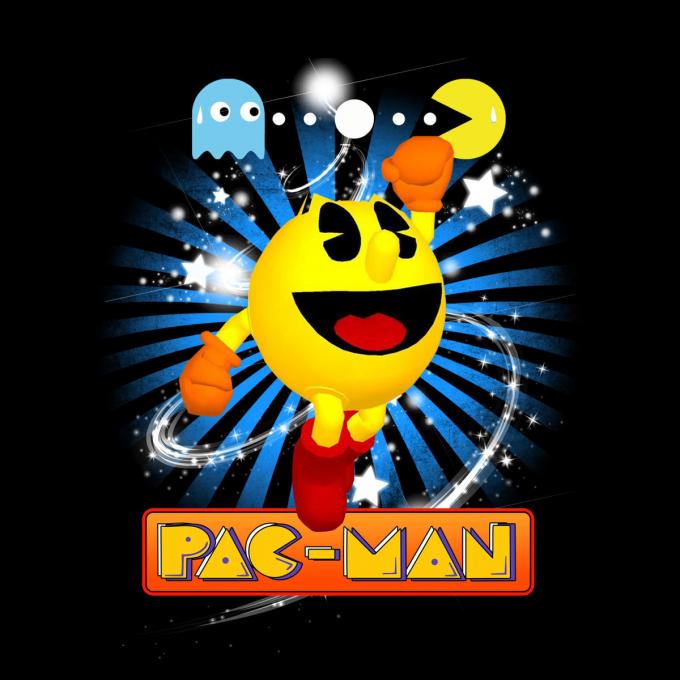 Camiseta chica Pac Man. Comecocos vintage